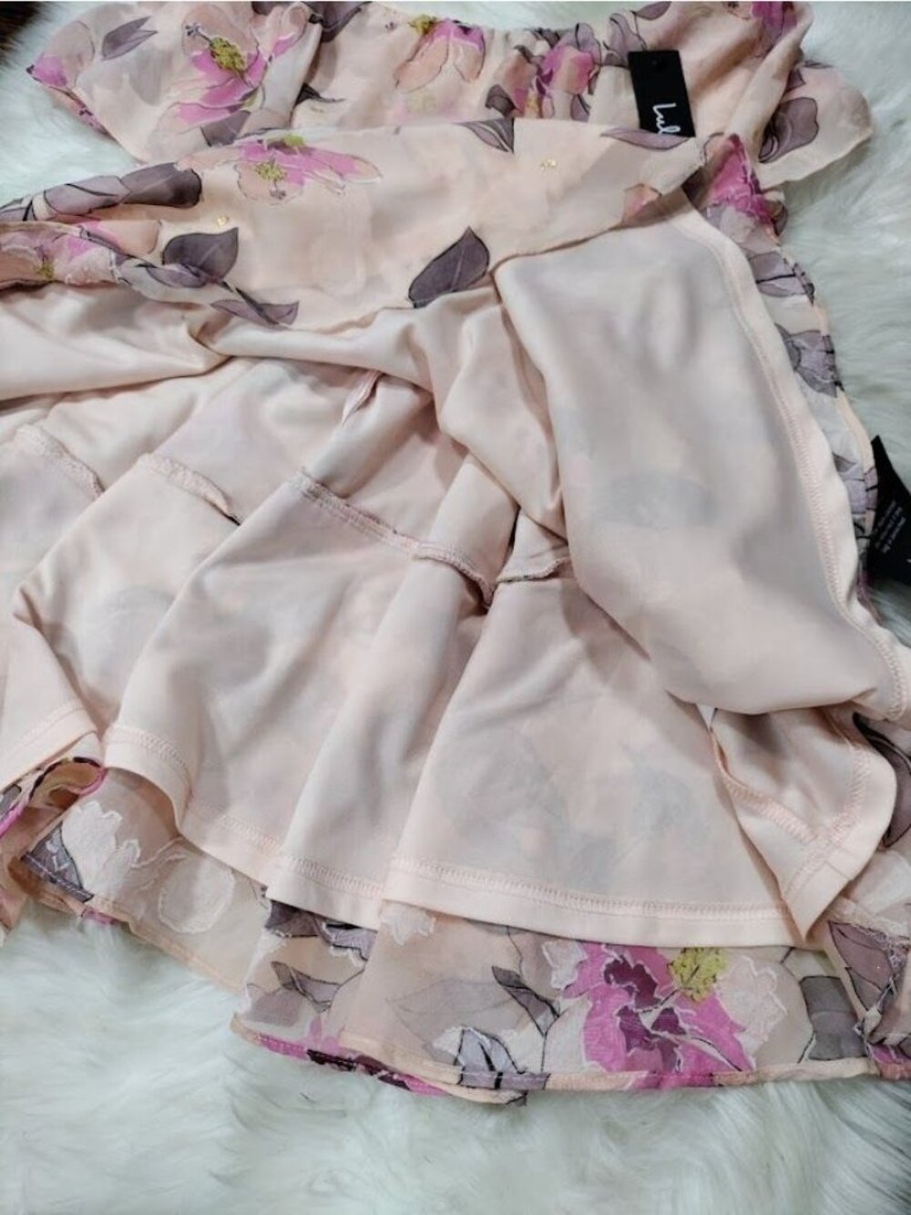 Lulus Perfect Paradise Dress M Whimsy Floral Fairy Garden Party Wedding Guest - Picture 6 of 11